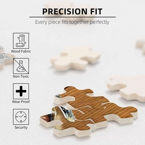 Shih Tzu Dog Jigsaw Puzzle for Adults 500 Pieces Wood Puzzle Art DIY Toy Gift Fun Challenging Educational Gift Art Home Decor