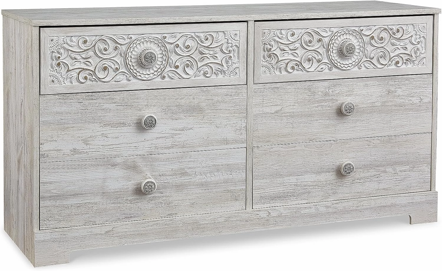 Signature Design by Ashley Paxberry Boho Dresser, Whitewash