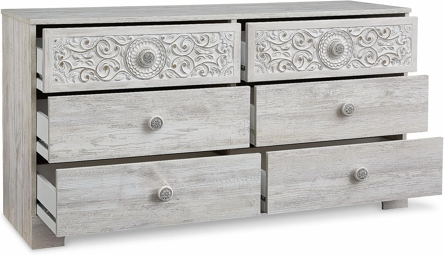 Signature Design by Ashley Paxberry Boho Dresser, Whitewash