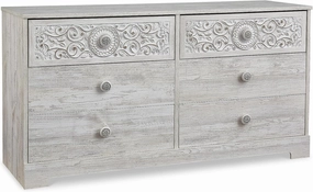 Signature Design by Ashley Paxberry Boho Dresser, Whitewash