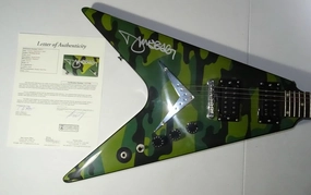 Signed Panter Dimebag Darrell Abbott Autographed Washburn Guitar Certified Jsa Loa # Yy7790