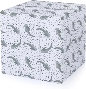 Simple Sharks Funny 3x3x3 Cube Smooth Lightweight Puzzle for Adult Graphic Printing Travel