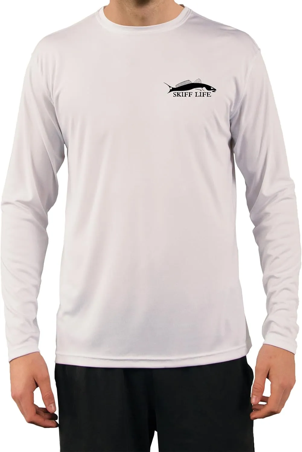 Skiff Life Large Mouth Bass Fishing Shirt - Long Sleeve Men's Fishing Shirt Moisture Wick 50  UPF Fabric Bass Pro Shop