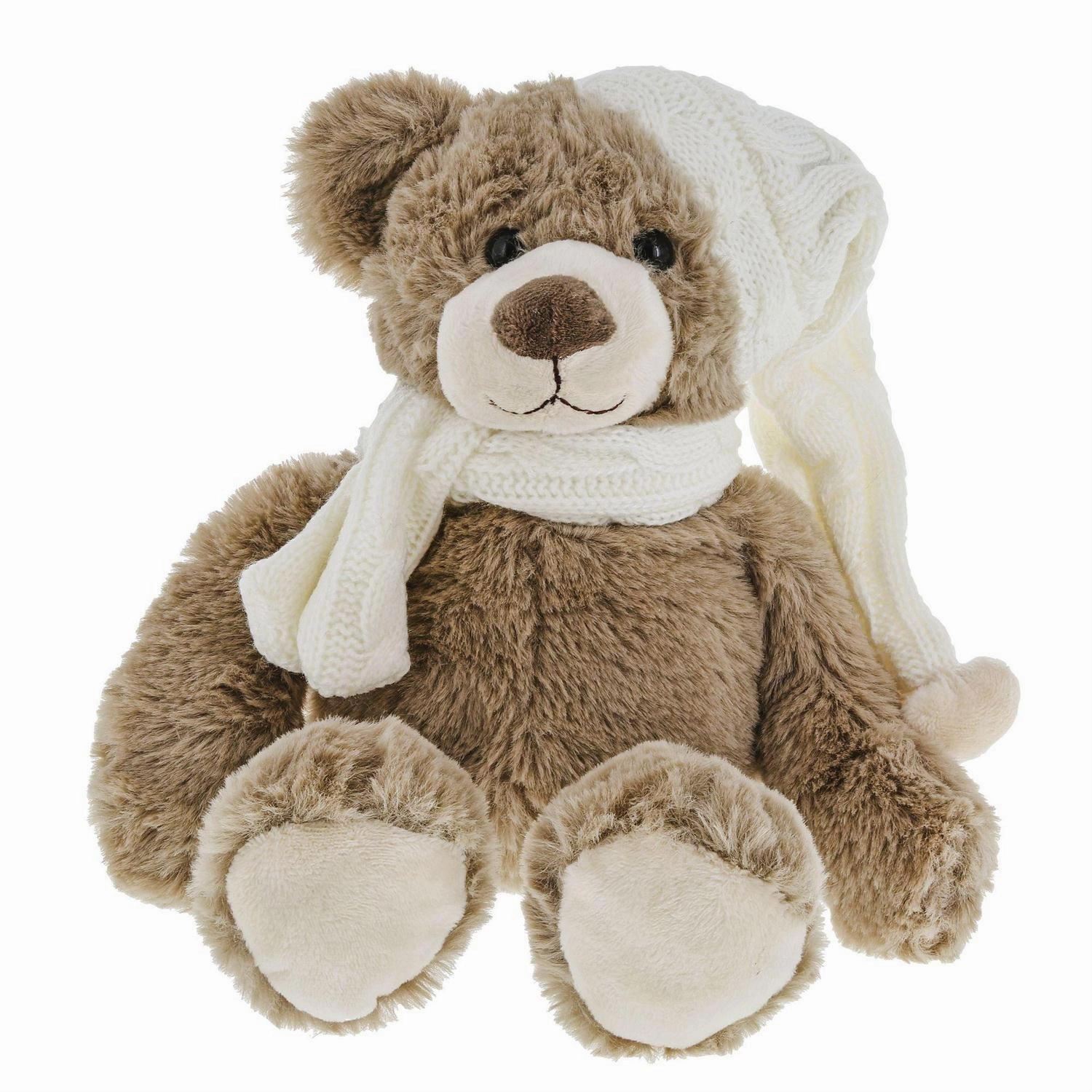 Small Teddy Bear with Scarf Sleeping Hat