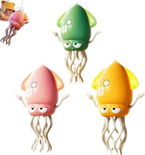 Smart Tentacle Explorer, Wiggly Wonder Octopus, Playful Dancing Octopus Toy, Crazy 8-Leg Auto-Dance Octopuses Toy, Electric Crawling Magic Dancing Squid Toys with Lights & Music Sensor(Set 4)
