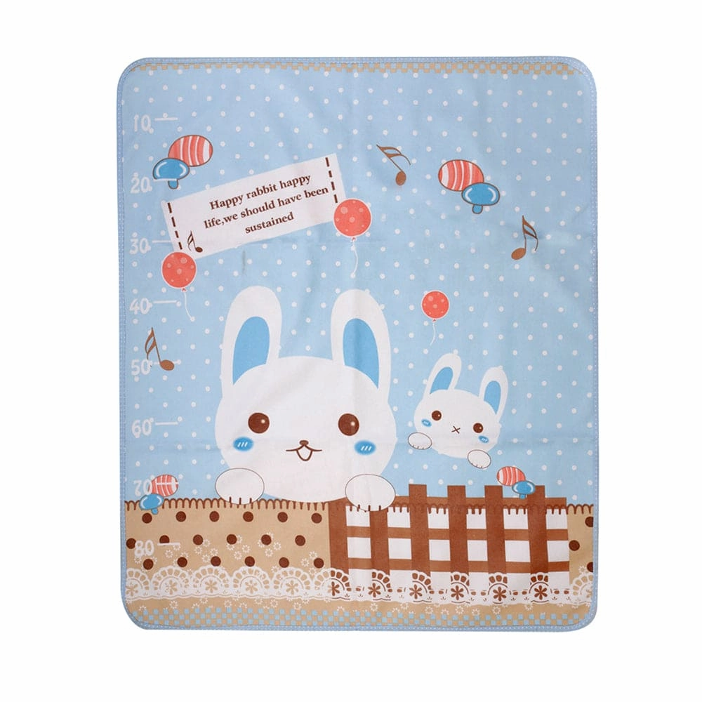 Smart Bunny Blue Washable Mat