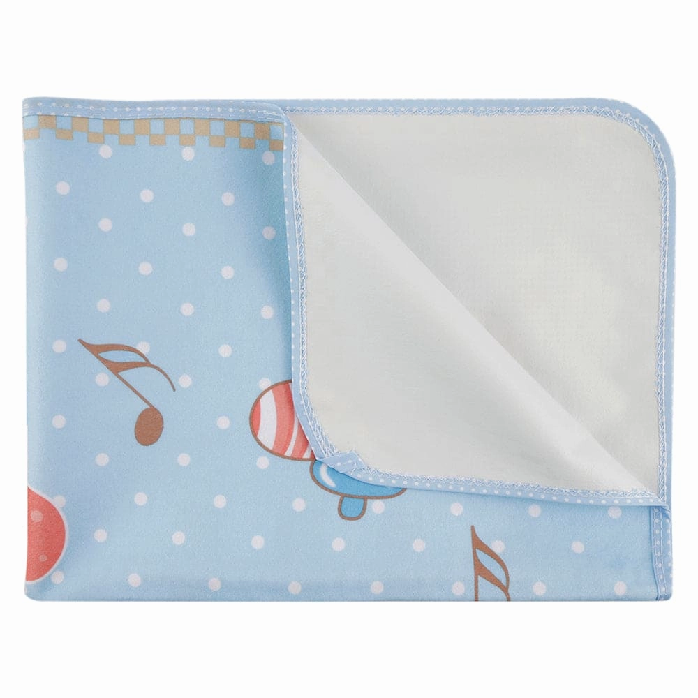 Smart Bunny Blue Washable Mat