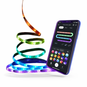 Smart Color Changing RGB LED Plug-In Strip Light