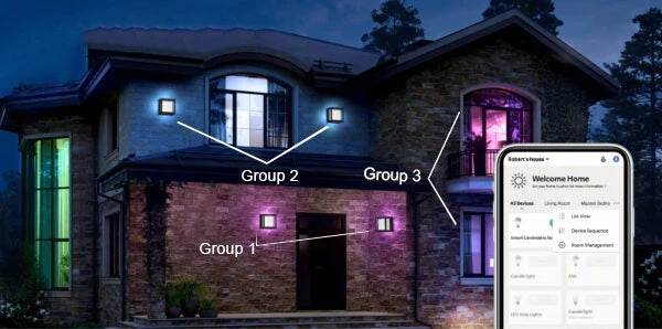 Smart Outdoor Wall Light 13W 1000LM