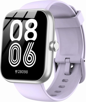 Smart Watch with Alexa Built-in, 1.83" HD Touchscreen, Bluetooth Call/Make Calls, IP68 Waterproof Fitness Tracker with 120  Sport Modes, 24/7 Heart Rate & Sleep Monitor for iOS/Android (Purple)