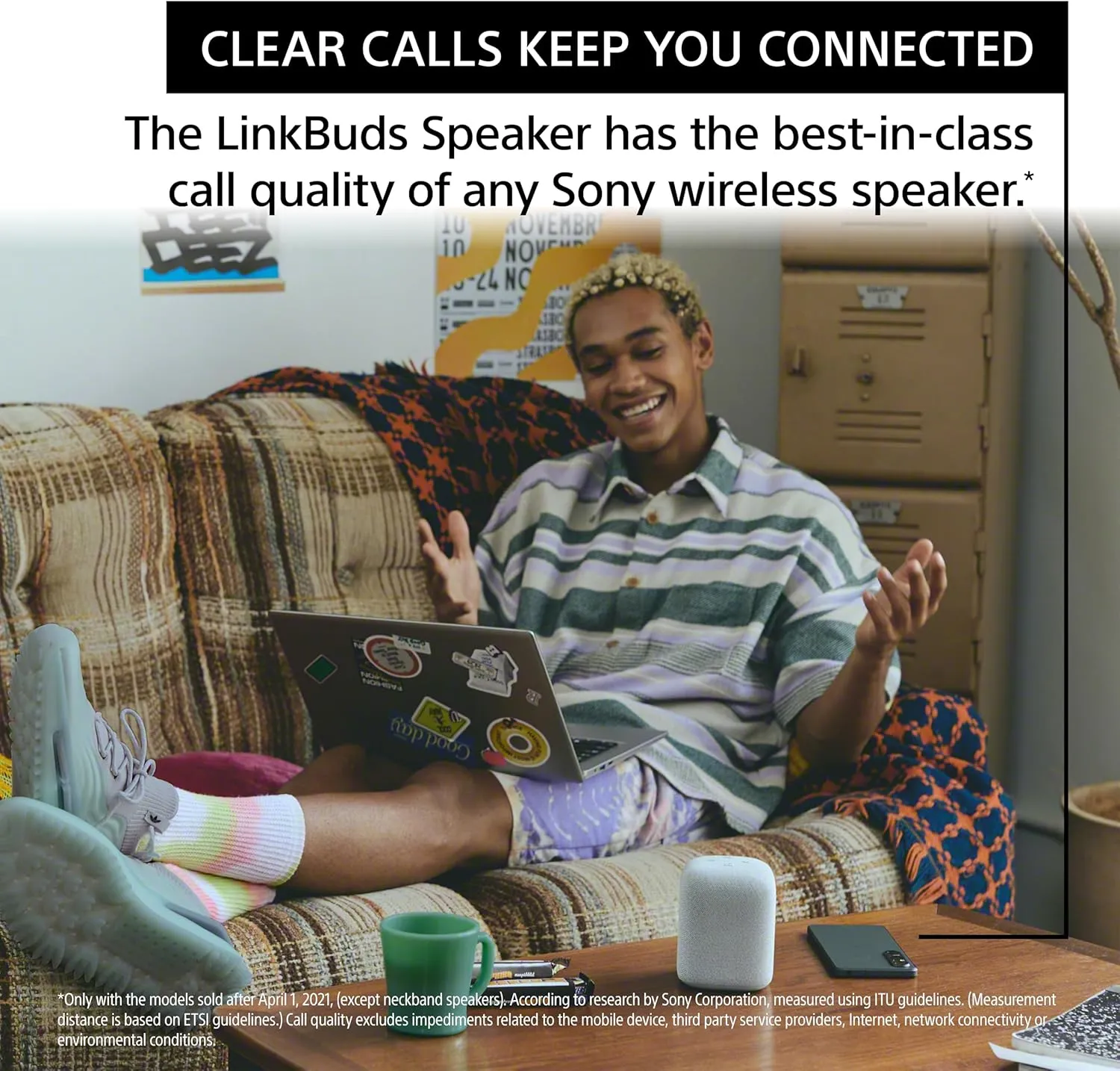 Sony LinkBuds Fit Truly Wireless Noise Canceling Earbud Headphones, Small & Light with Newly Developed Air Fitting Supporters, White LinkBuds Wireless Portable Bluetooth Speaker, Black