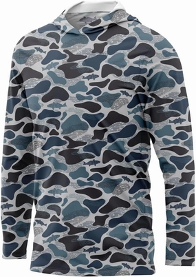 Southern Fin Apparel Performance Fishing Hoodie Shirt for Men Women UPF UV 50  Lightweight With Hood