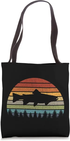 Speckled Brook Trout Freshwater Fishing Gift Tote Bag