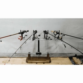 Spider Rig Fishing Rod Holder with Four Rod Positions