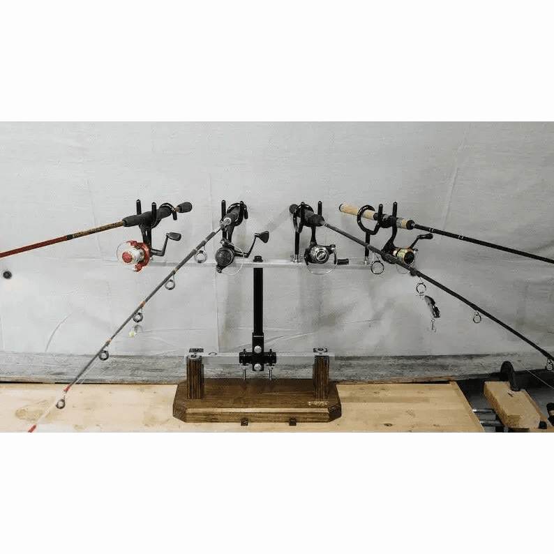 Spider Rig Fishing Rod Holder with Four Rod Positions