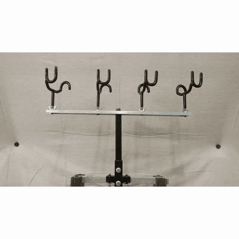 Spider Rig Fishing Rod Holder with Four Rod Positions