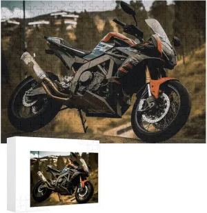Sport Motorcycle Puzzles Jigsaw Puzzles 1000 Pieces for Adults Photos Puzzle for Family Challenging Picture Puzzle with Storage Bag Home Decor Jigsaw 29.5 x 20 Inch