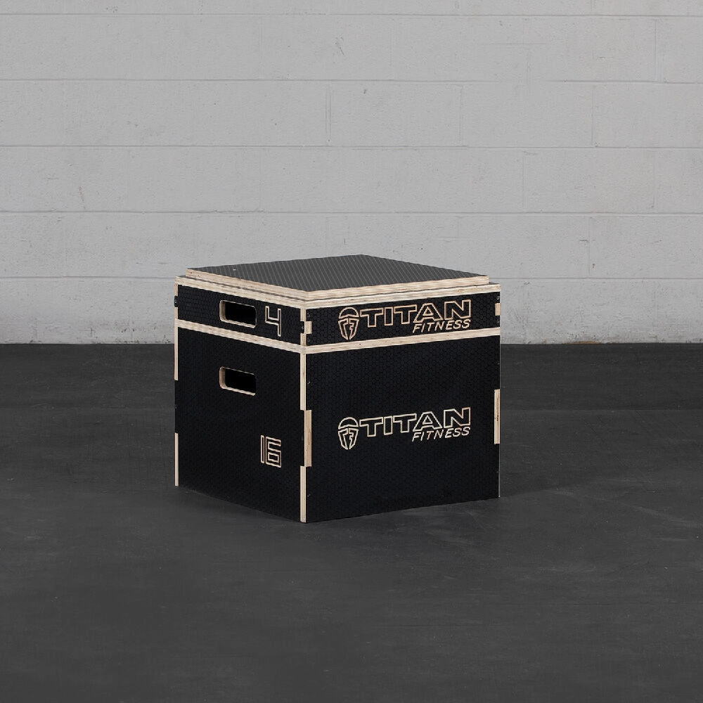 Stackable Wooden Plyo Boxes
