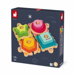 Stackable Wooden Turtles