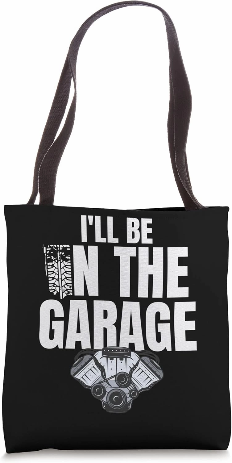 Still Playing With Blocks Engine Mechanic Horse Power Car Tote Bag