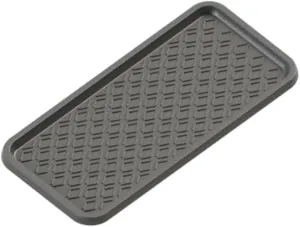 Sun Dolphin Boot Tray for Entryway Indoor, Heavy Duty Plastic Shoe Tray, Water Resistant Shoe Mat Tray Multipurpose Boot Mat