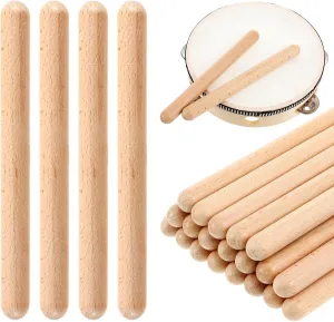 SUPVOX Early Educational Musical Sticks for Kids 20pcs Preschool Rhythm Drum Sticks Set