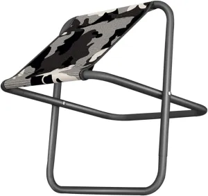 SUPVOX Portable Collapsible Camping Chair Lightweight Folding Stool for Outdoor Activities Space Saving Design for Fishing Hiking and Relaxing Durable Convenient Chair