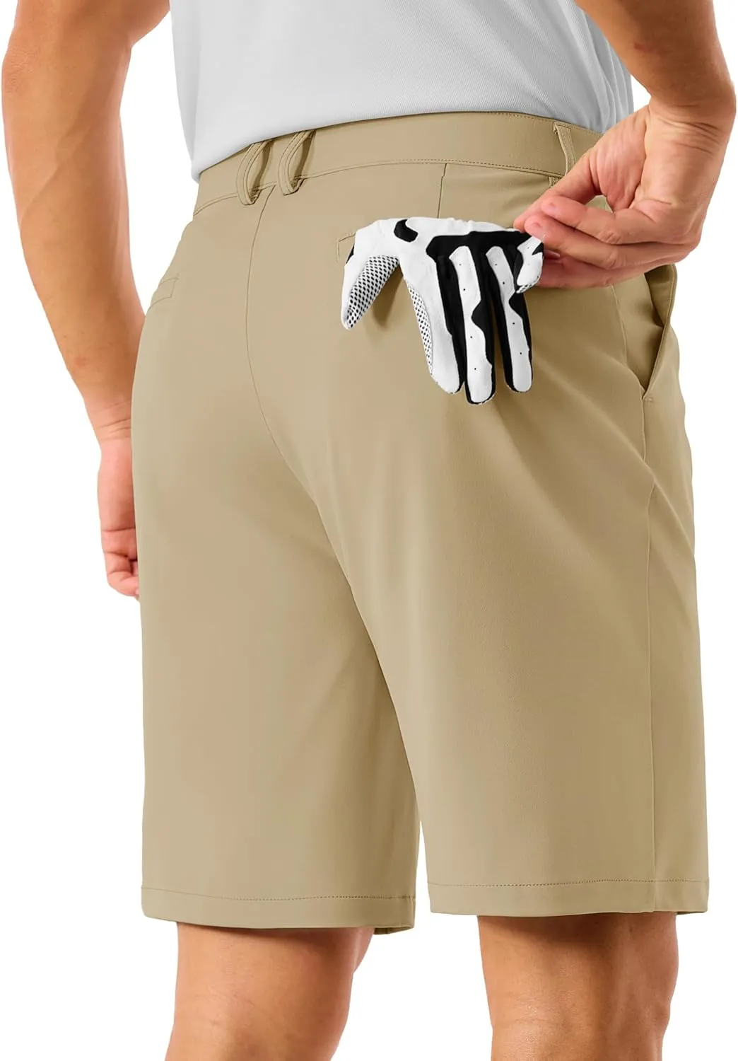 TACVASEN Men's Golf Shorts 9 Inch Inseam Stretch Lightweight Dress Work Casual Short with 4 Pockets Quick Dry Flat Front