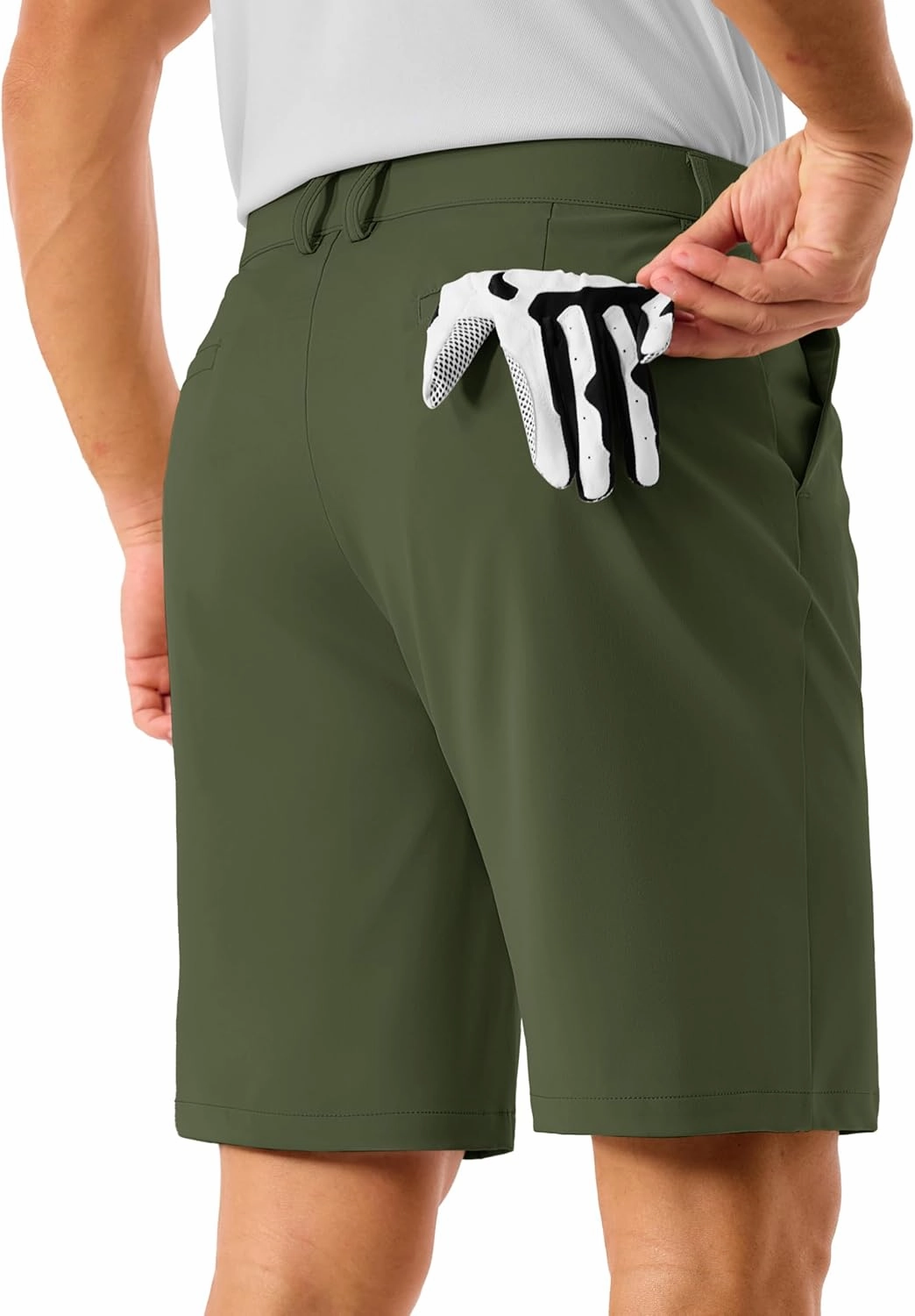 TACVASEN Men's Golf Shorts 9 Inch Inseam Stretch Lightweight Dress Work Casual Short with 4 Pockets Quick Dry Flat Front