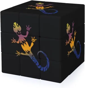 Tattoo Gecko Funny 3x3x3 Cube Smooth Lightweight Puzzle for Adult Graphic Printing Travel