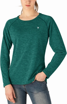 TBMPOY Women's UPF 50  Sun Protection Long Sleeve Shirts SPF Lightweight Hiking Running Fishing Outdoor Tops