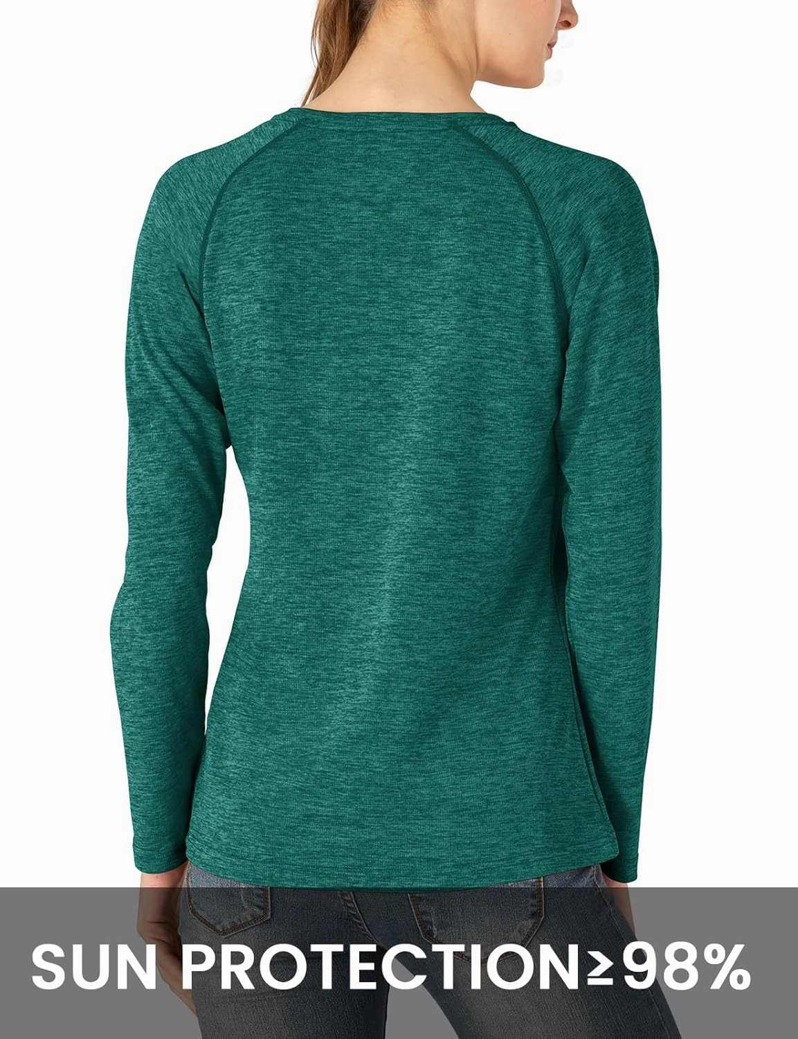 TBMPOY Women's UPF 50  Sun Protection Long Sleeve Shirts SPF Lightweight Hiking Running Fishing Outdoor Tops