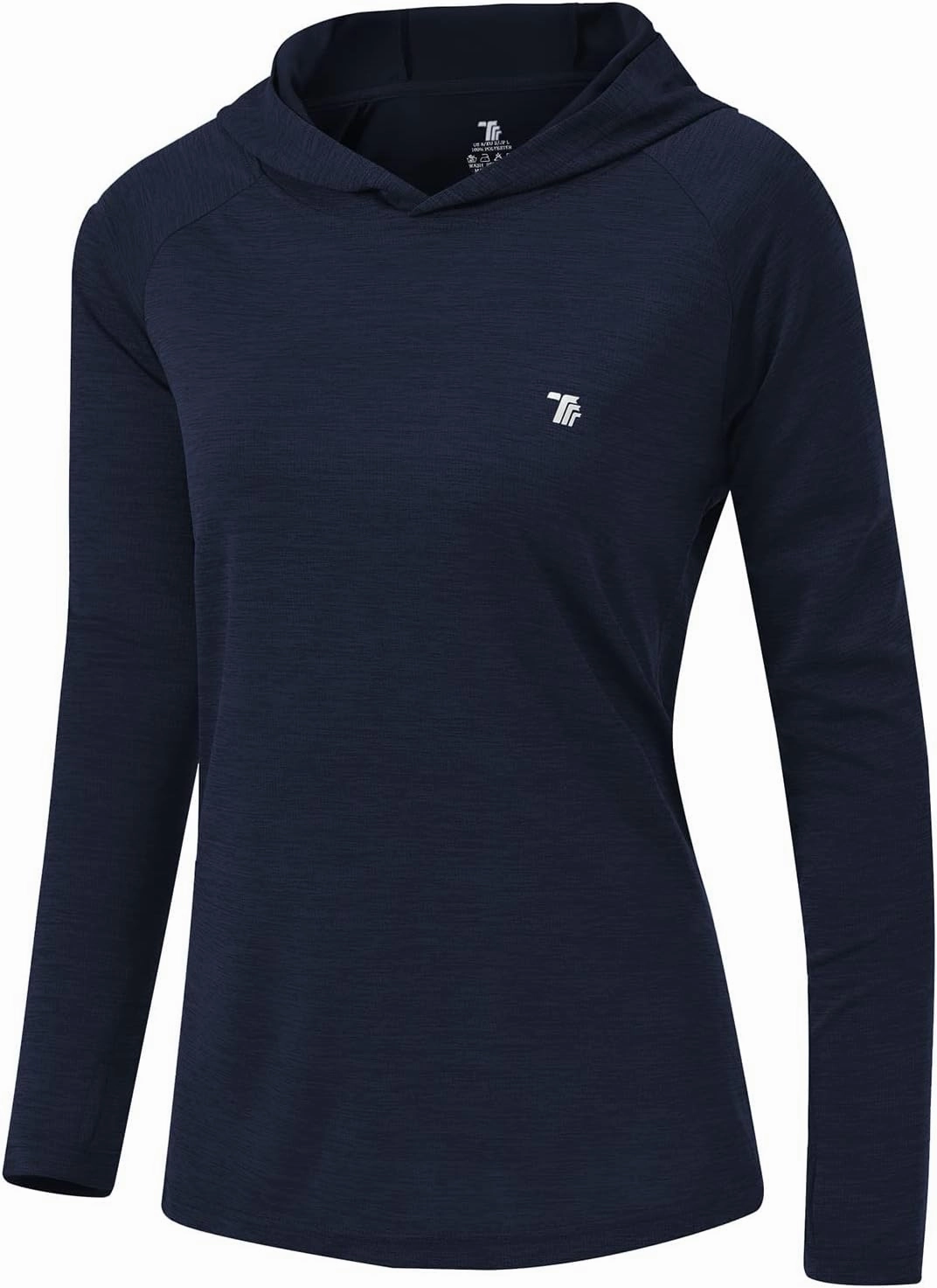TBMPOY Womens UPF 50  Sun Protection Hoodie Shirt Long Sleeve Fishing Hiking Outdoor UV Shirt Lightweight