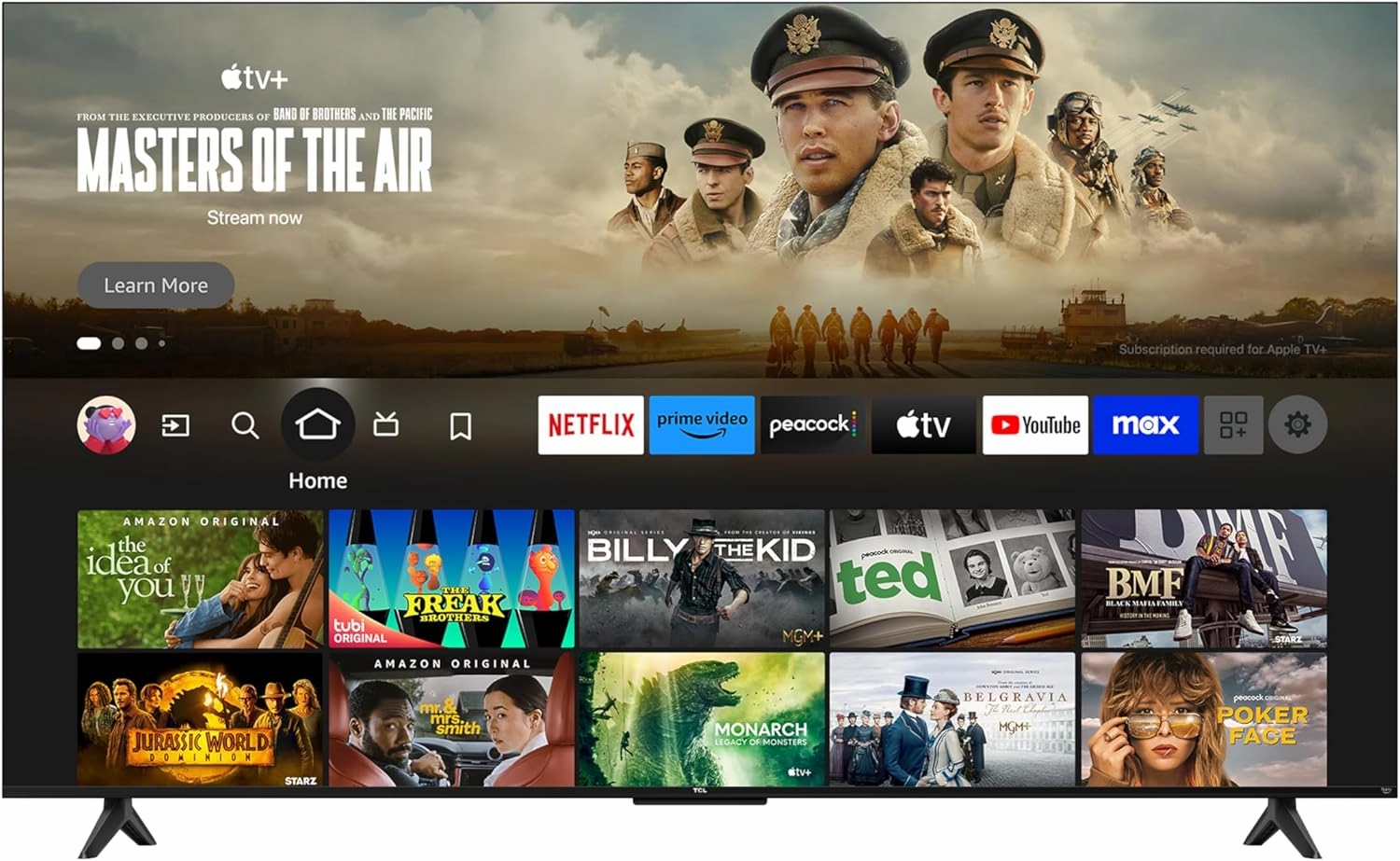 TCL 65-Inch Class Q65 QLED 4K Smart TV with Fire TV (65Q651F, 2024 Model), Dolby Vision, HDR PRO , Dolby Atmos, Alexa Built-in with Voice Remote, Apple AirPlay 2 Compatibility, Streaming Television