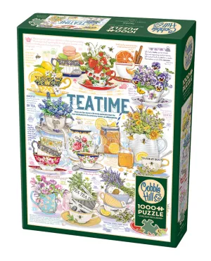 TEA TIME, 1000pcs Puzzle, Compact