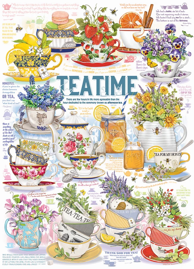 TEA TIME, 1000pcs Puzzle, Compact