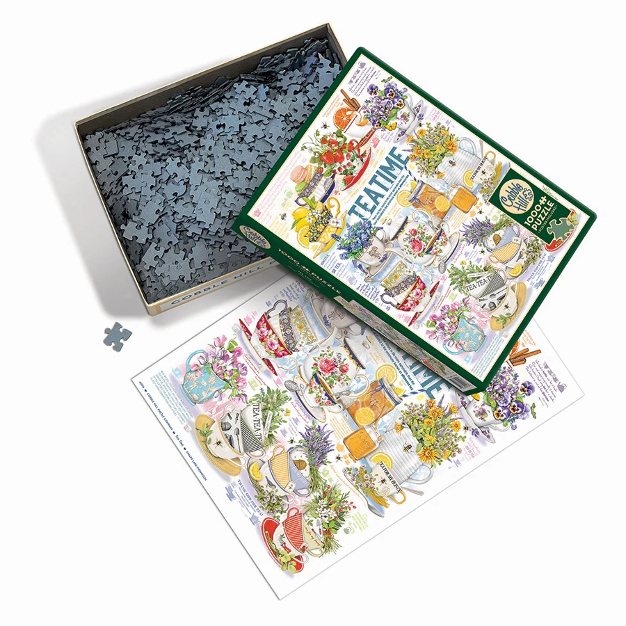 TEA TIME, 1000pcs Puzzle, Compact