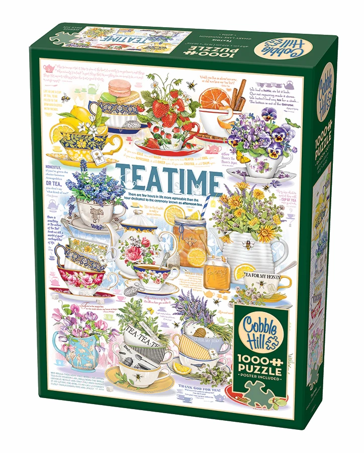 TEA TIME, 1000pcs Puzzle, Compact