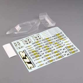 Team Losi Racing Lightweight Body & Wing Clear 22 5.0 TLR230012 Car/Truck Bodies Wings & Decals