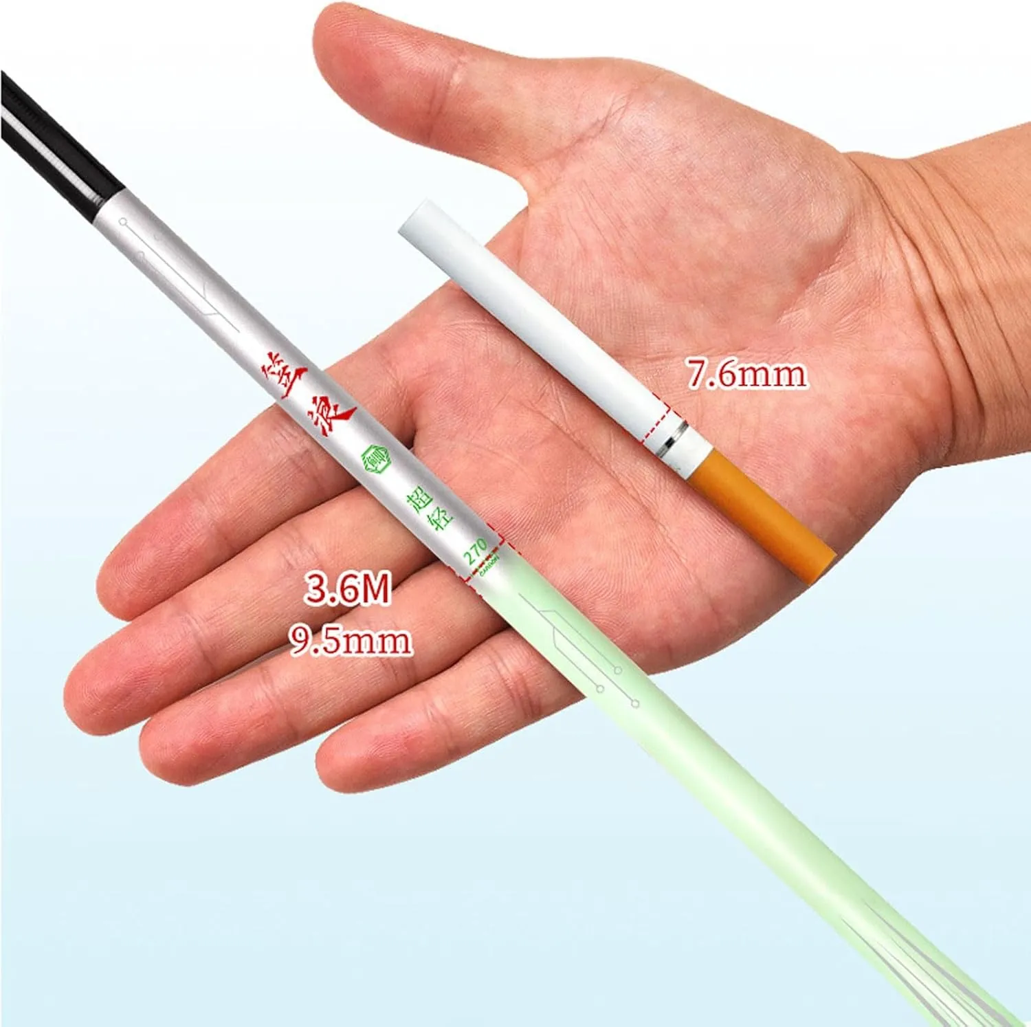 Telescopic Fishing Rod 3.6m 3.9m 4.8m 5.4m 5.7m Carbon Ultralight Fishing Rods Travel Fishing Pole CañAs De Pescar High Sensitive for Reservoirs Ponds