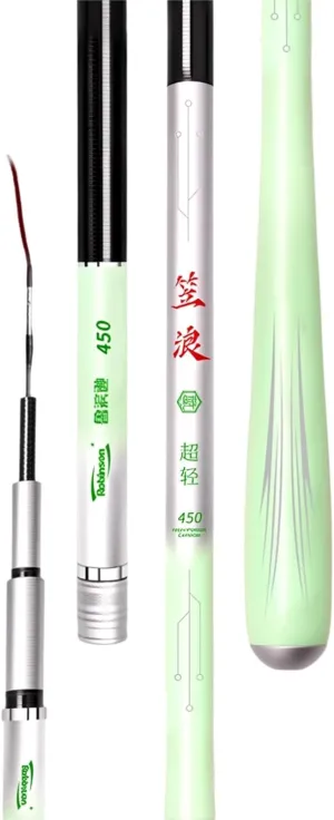 Telescopic Fishing Rod 3.6m 3.9m 4.8m 5.4m 5.7m Carbon Ultralight Fishing Rods Travel Fishing Pole CañAs De Pescar High Sensitive for Reservoirs Ponds