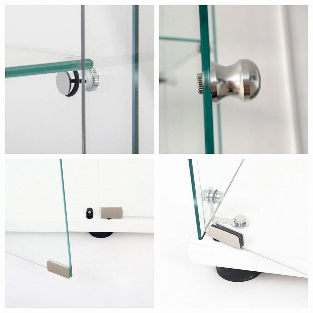 Tempered Glass Display Cabinet,Storage Cabinet,File Cabinet,with LED