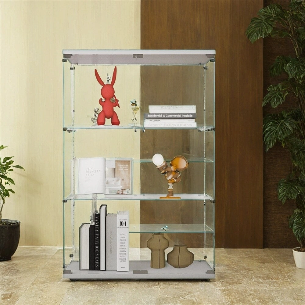Tempered Glass Display Cabinet,Storage Cabinet,File Cabinet,with LED