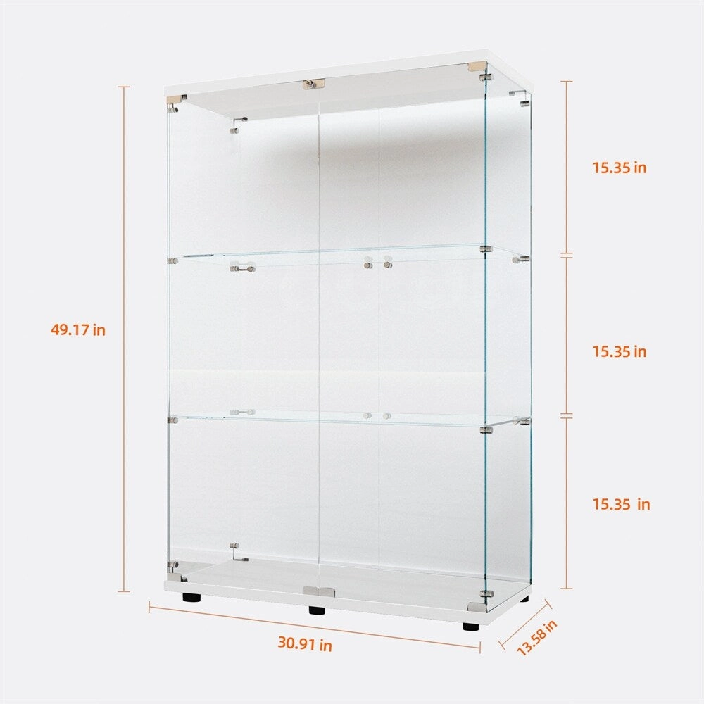 Tempered Glass Display Cabinet,Storage Cabinet,File Cabinet,with LED