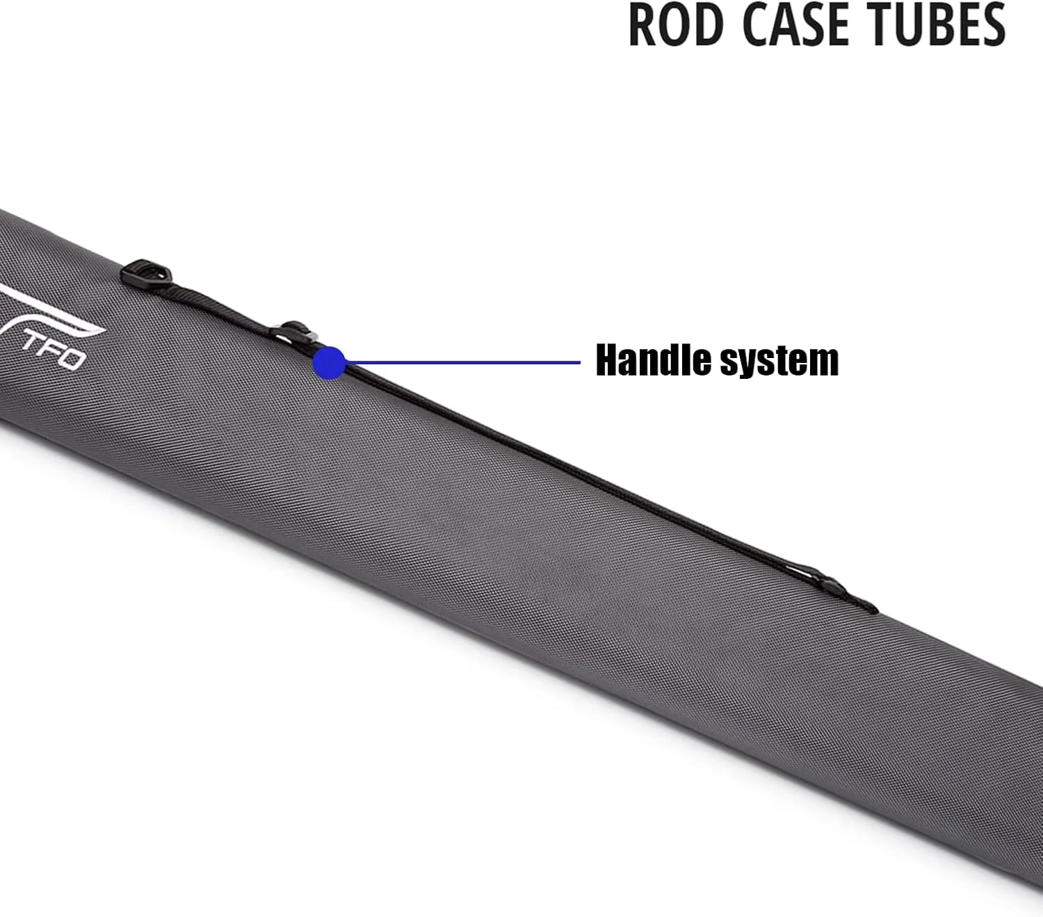 TEMPLE FORK OUTFITTERS (TFO) Lightweight Portable Cover Storage Triangular Fishing Rod Tackle Ropes Case Tubes