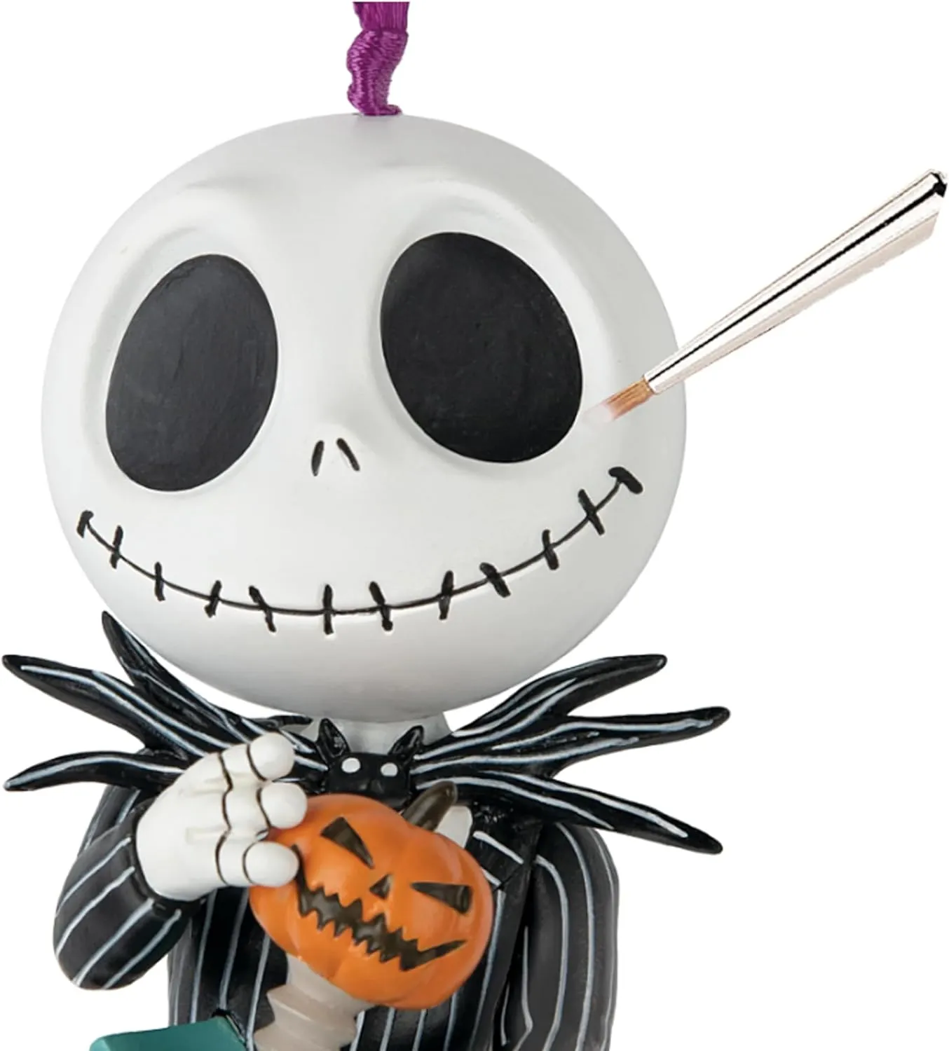 The Ashton-Drake Galleries Disney Tim Burton's Nightmare Before Christmas Merry Scary Tot Ornament Collection (Jack Skellington and Sally)
