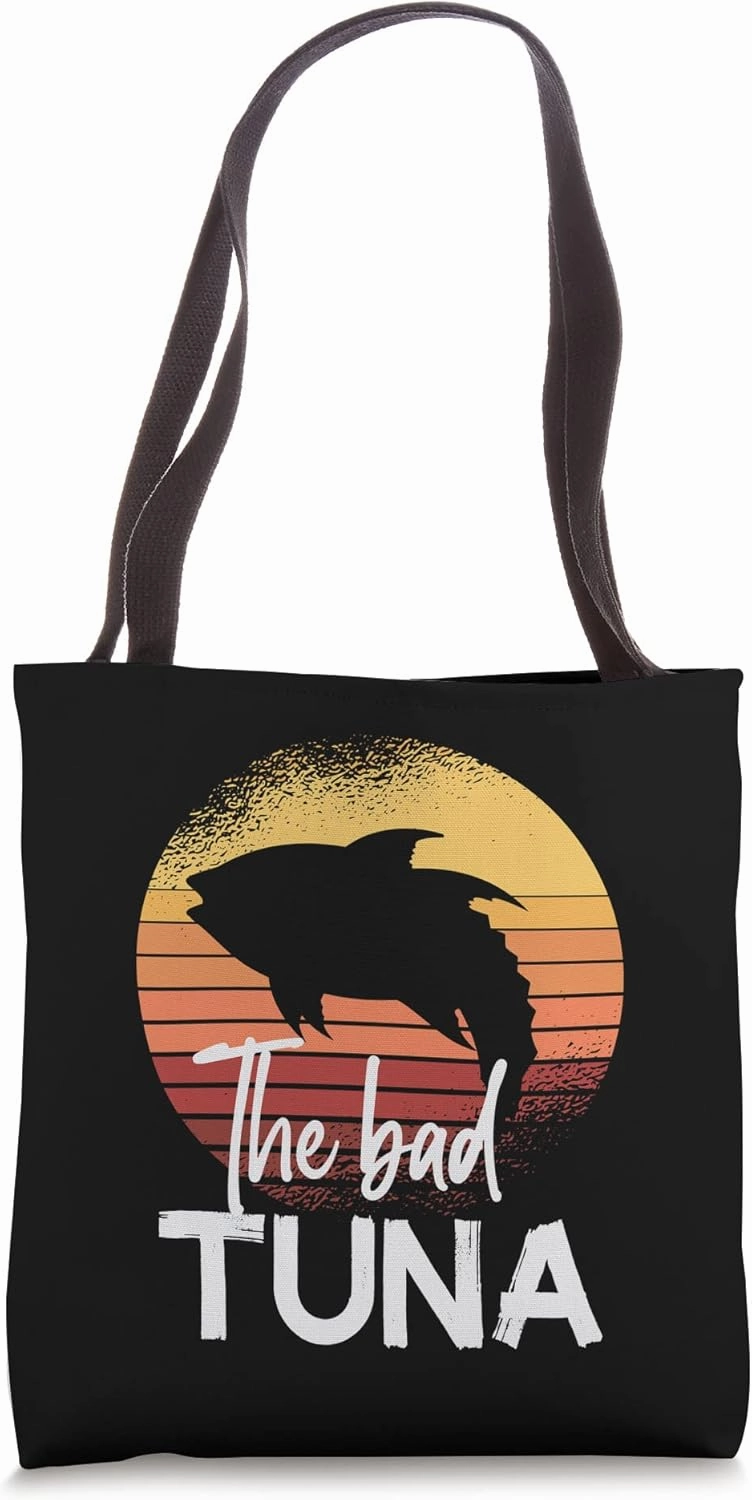 The Bad Tuna Tuna Fishing Tote Bag
