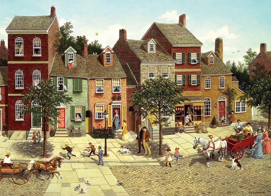 The Curve in the Square, 1000pc Puzzle, Compact