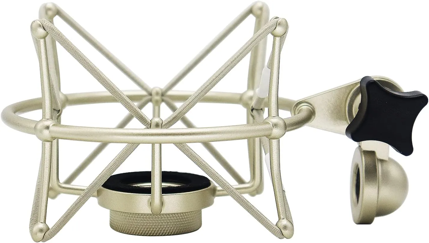 TLM 103 Shock Mount - Microphone Mount Compatible for Neumann TLM 103 M147 Condenser Mic by SUUNTOK,Silver