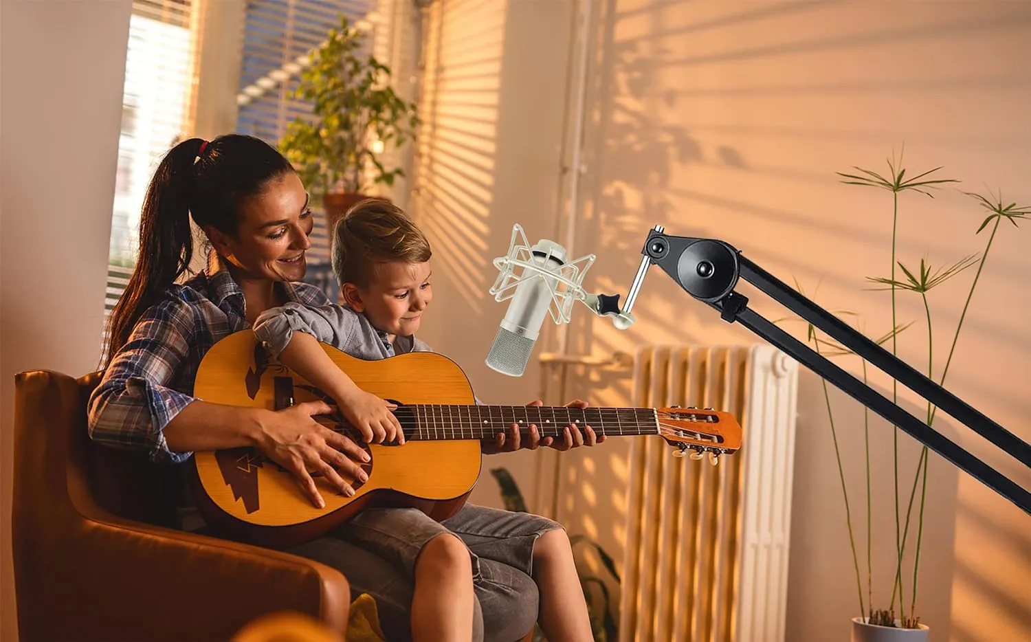 TLM 103 Shock Mount - Microphone Mount Compatible for Neumann TLM 103 M147 Condenser Mic by SUUNTOK,Silver